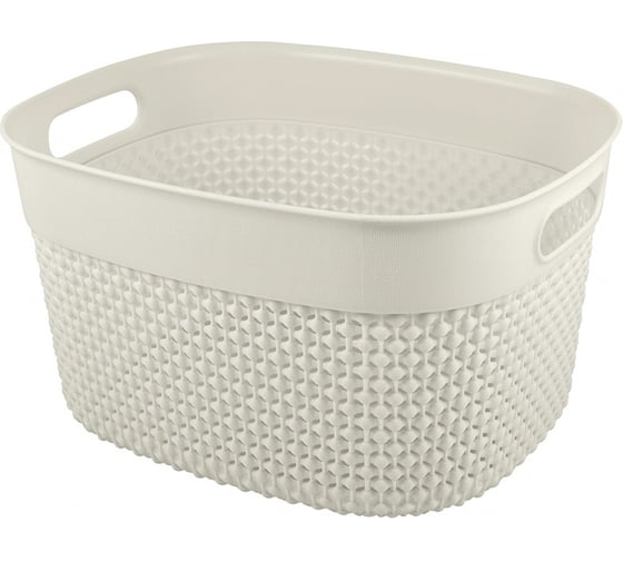 Изображение товара Корзина универсальная  PLAST TEAM Oslo, 266 x 221 x 151 мм, молочный туман 244995