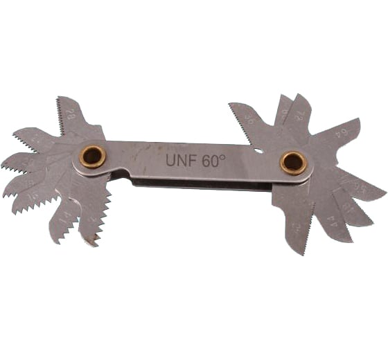 Изображение товара Набор резьбовых шаблонов CNIC для дюймовой резьбы UNF 60гр из 16шт. 12-80 38500