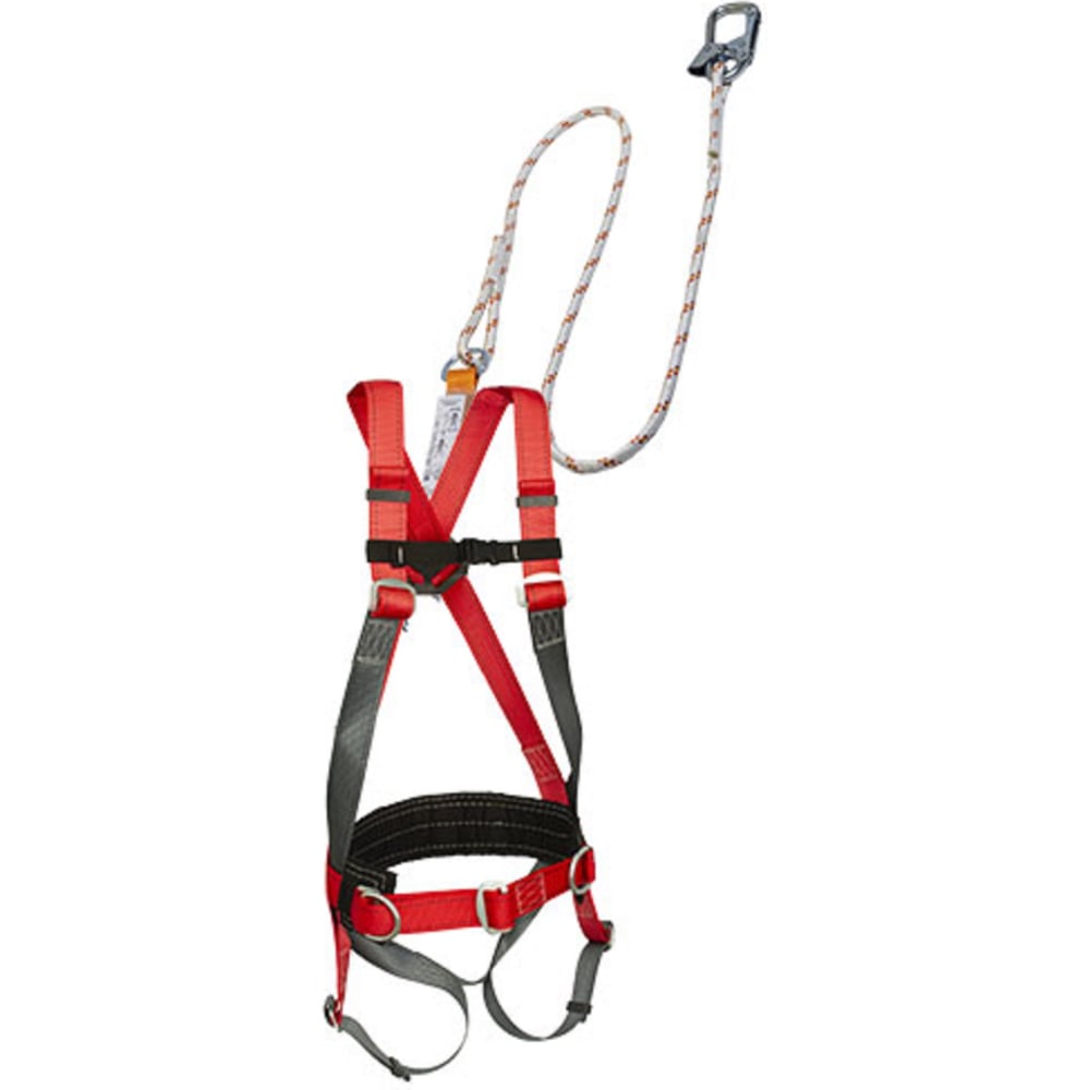 Изображение товара Страховочная привязь со стропом из полиамидного каната с амортизатором Gigant СПР-03 аВК