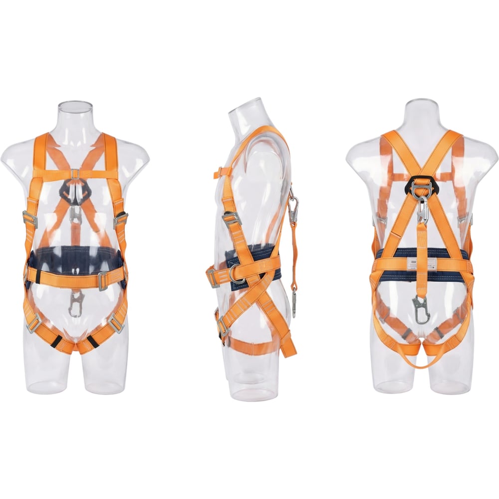 Изображение товара Страховочная привязь СПР-03 с ленточным стропом и амортизатором от Gigant