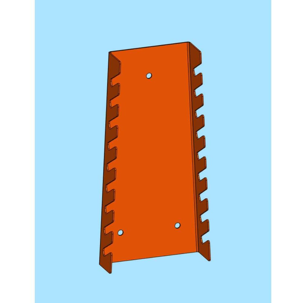 Изображение товара Держатель для гаечных ключей вертикальный Parallax оранжевый 100x30