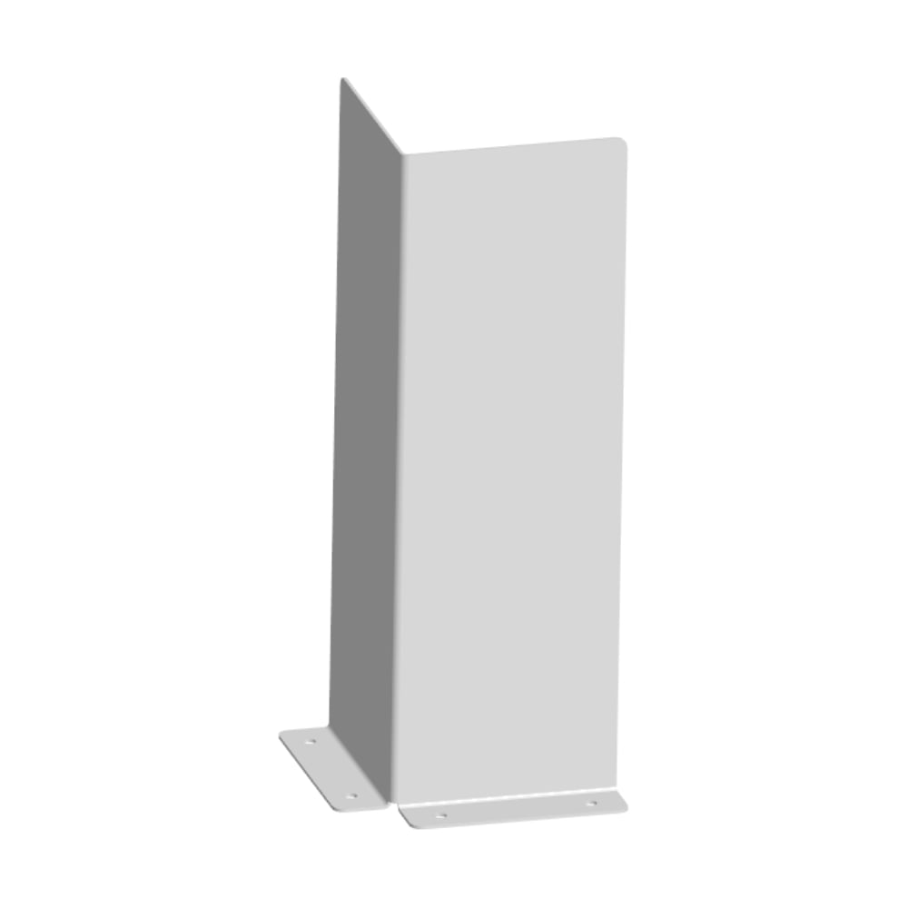 Изображение товара Защита угла из листа Parallax белый 611WN200600-ZCH металл угловой отбойник
