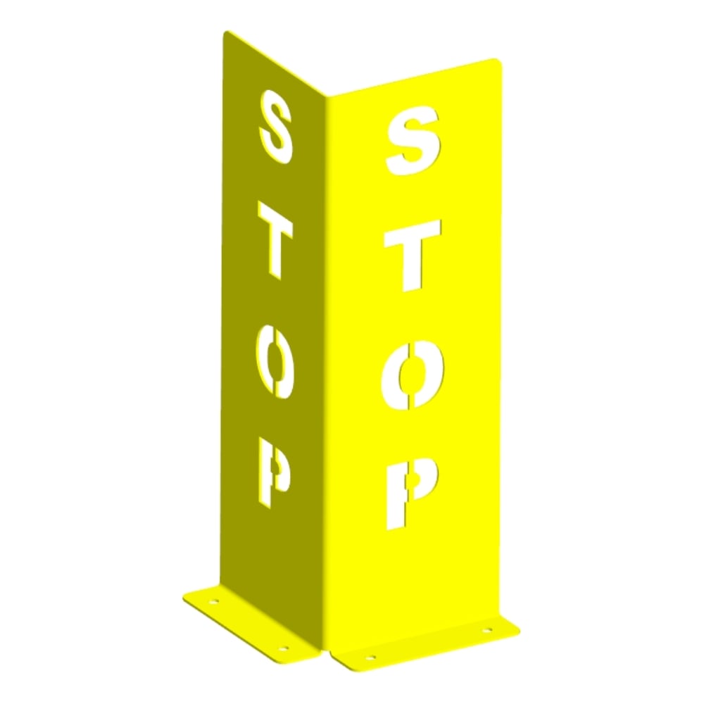 Изображение товара Защита угла из листа Parallax STOP желтый 611YL200600S-ZCH