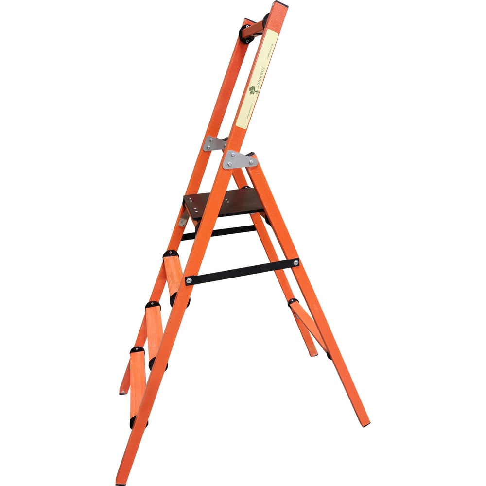 Изображение товара Диэлектрическая стремянка Диэлектрик 4 ступени высота 1,0 м