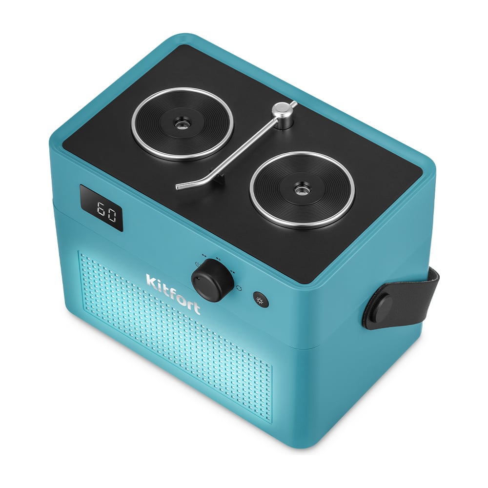 Изображение товара Увлажнитель воздуха KITFORT КТ-3805 настольный с верхним доливом воды синего цвета