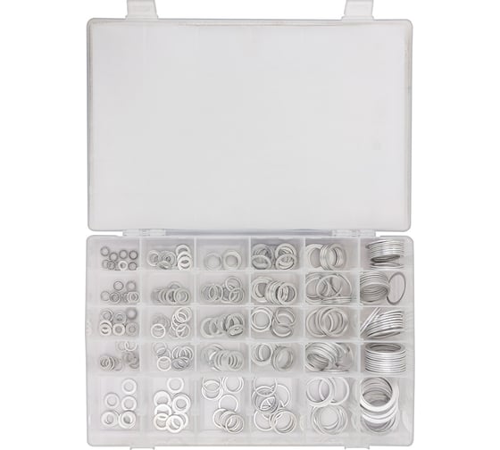 Изображение товара Шайбы алюминиевые Rockforce набор 300 предметов RF-06865(62180)