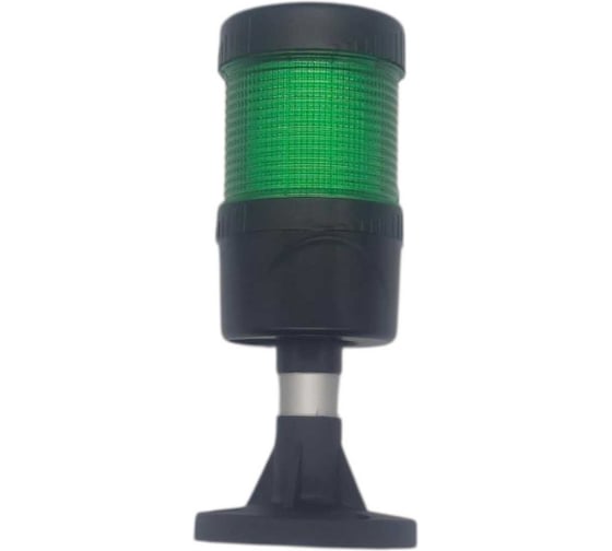 Изображение товара Колонна светосигнальная Briswik 60мм 100-240В AC зуммер тип крепления 2 зеленая STM-K6-GZ230-2-54