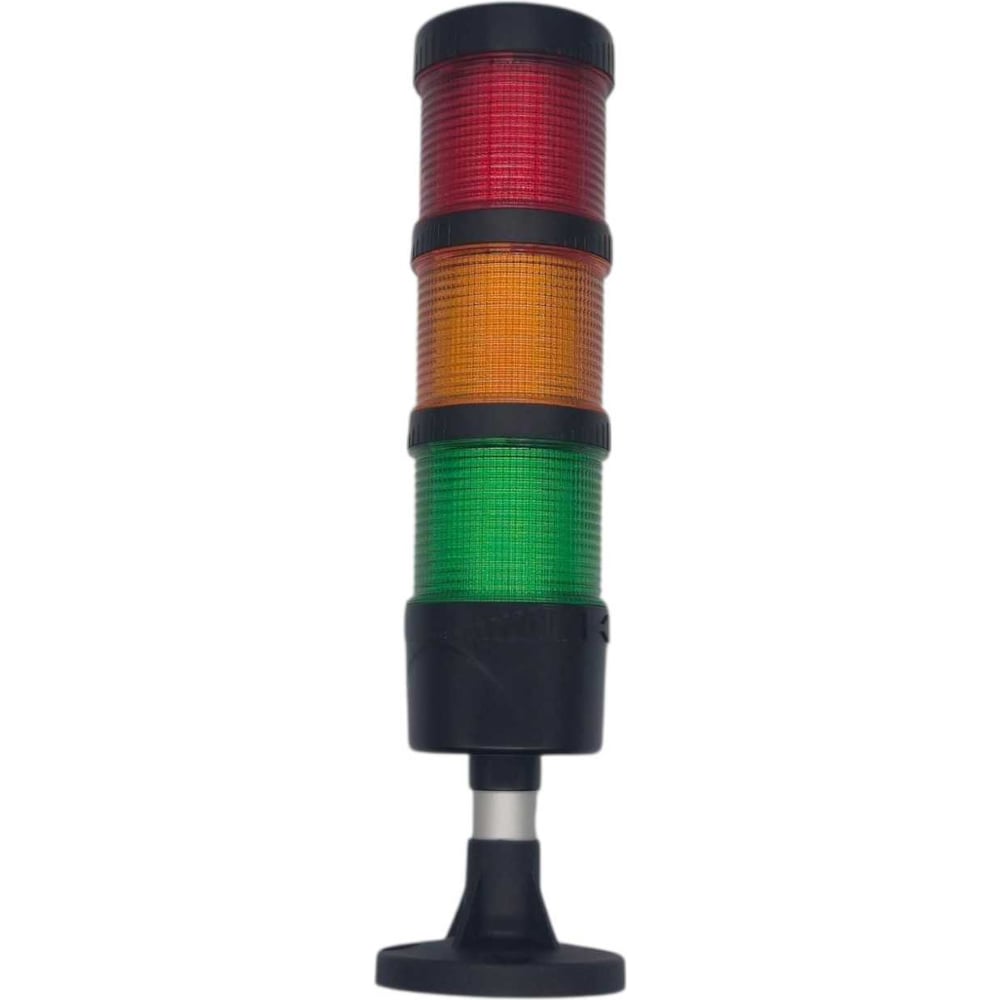 Изображение товара Колонна светосигнальная Briswik 60мм 24В DC трехцветная с зуммером модель STM-K6-RYGZ24-2-54
