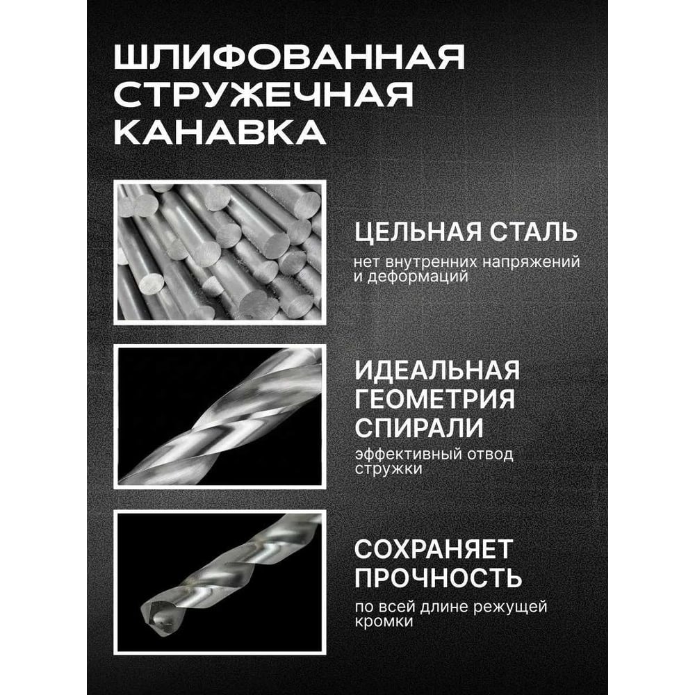 Изображение товара Сверло SPK 6.6мм цх DIN340/ГОСТ 886-77 Класс А1 Р6М5К5/HSS-E 10 шт A6,6DIN340M35 Изображение товара Сверло SPK 6.6мм цх DIN340/ГОСТ 886-77 Класс А1 Р6М5К5/HSS-E 10 шт A6,6DIN340M35
