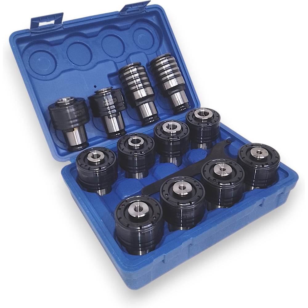 Изображение товара Набор резьбонарезных вставок Partner JIS-TC820 12шт с муфтой