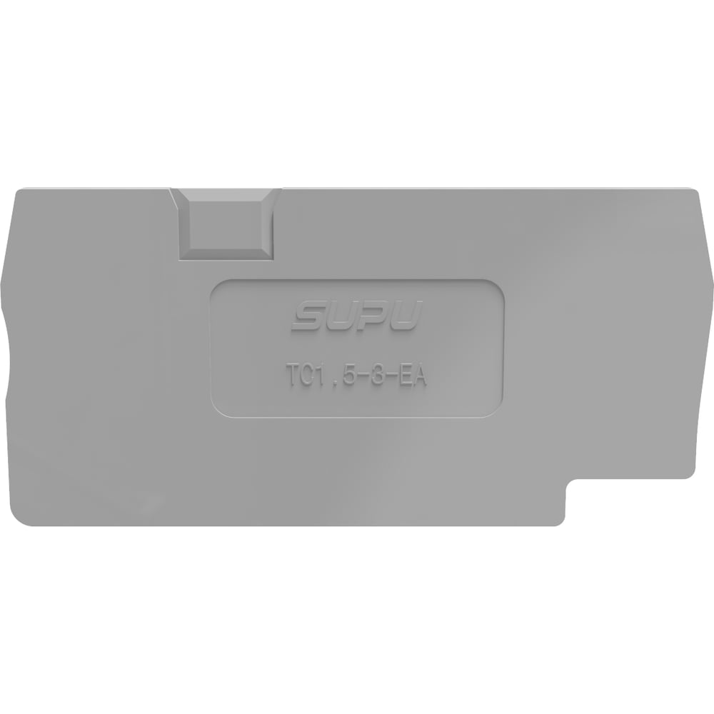Изображение товара Крышка защитная SUPU для клемм TC 1-2, сечение 1.5/2.5мм2, серая, 100 шт