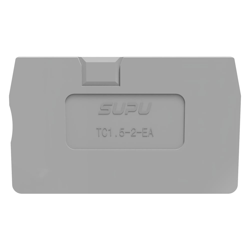 Изображение товара Крышка защитная SUPU для клемм TC 1.5-2, серого цвета, 100 шт