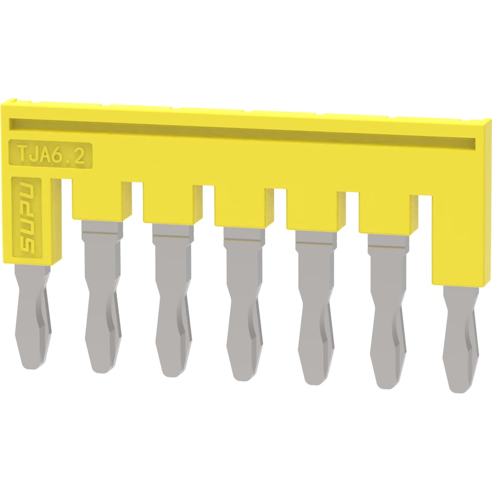 Изображение товара Перемычка для клемм SUPU TP/TC/TU 4мм2 7 контактов 10 шт TJA6.2-7
