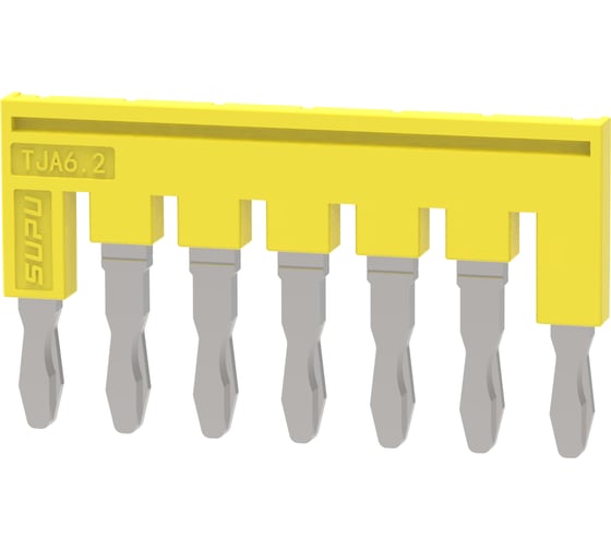 Изображение товара Перемычка для клемм SUPU TP/TC/TU, сечение 4мм2, 7 контактов 50 шт TJA6.2-7
