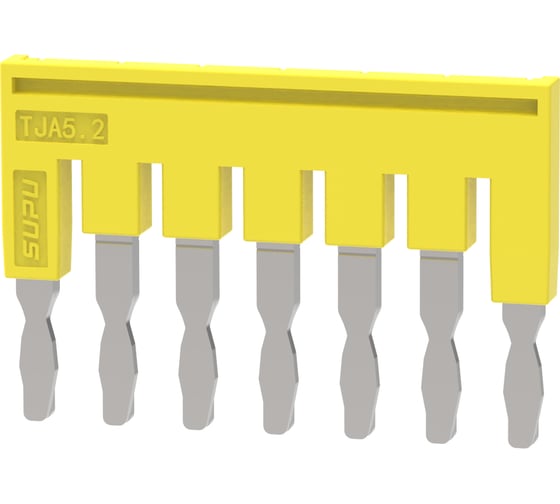 Изображение товара Перемычка для клемм SUPU TP/TC/TU, сечение 2.5мм2, 7 контактов 50 шт TJA5.2-7