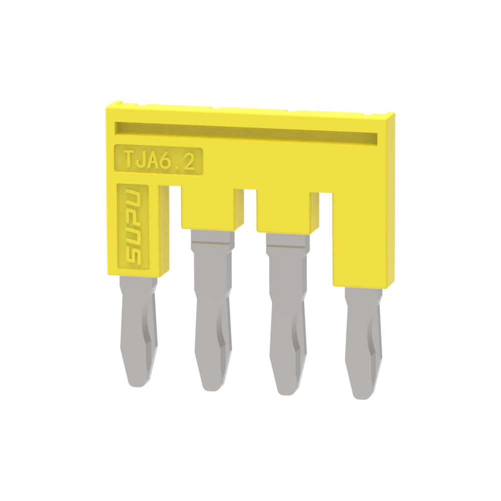 Изображение товара Перемычка для клемм SUPU TP/TC/TU 4 контакта 50 шт TJA6.2-4 для проходных клемм