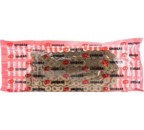 Изображение товара Цепь UNIBEAR 525UO-108L усиленная, O-ring уплотнение, золотая, 00-00051345