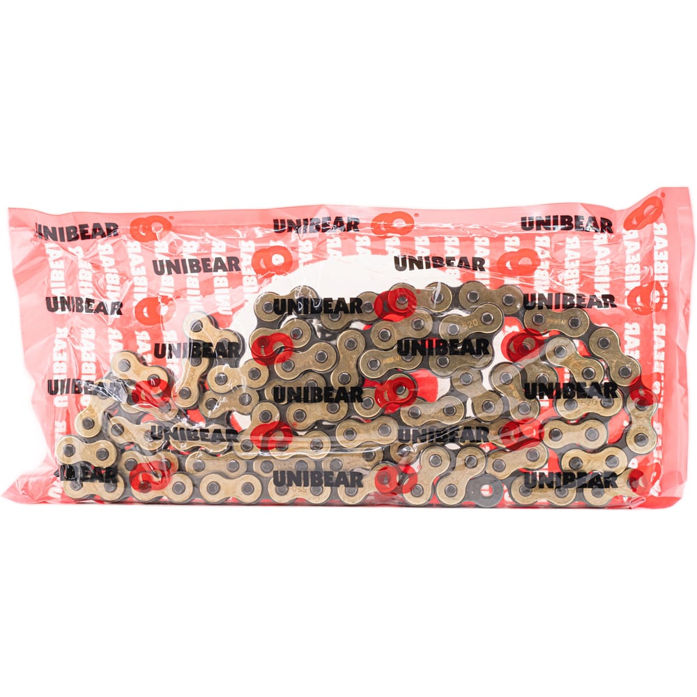 Изображение товара Цепь UNIBEAR 520-108L золотая для привода механизма 270х110х22 мм