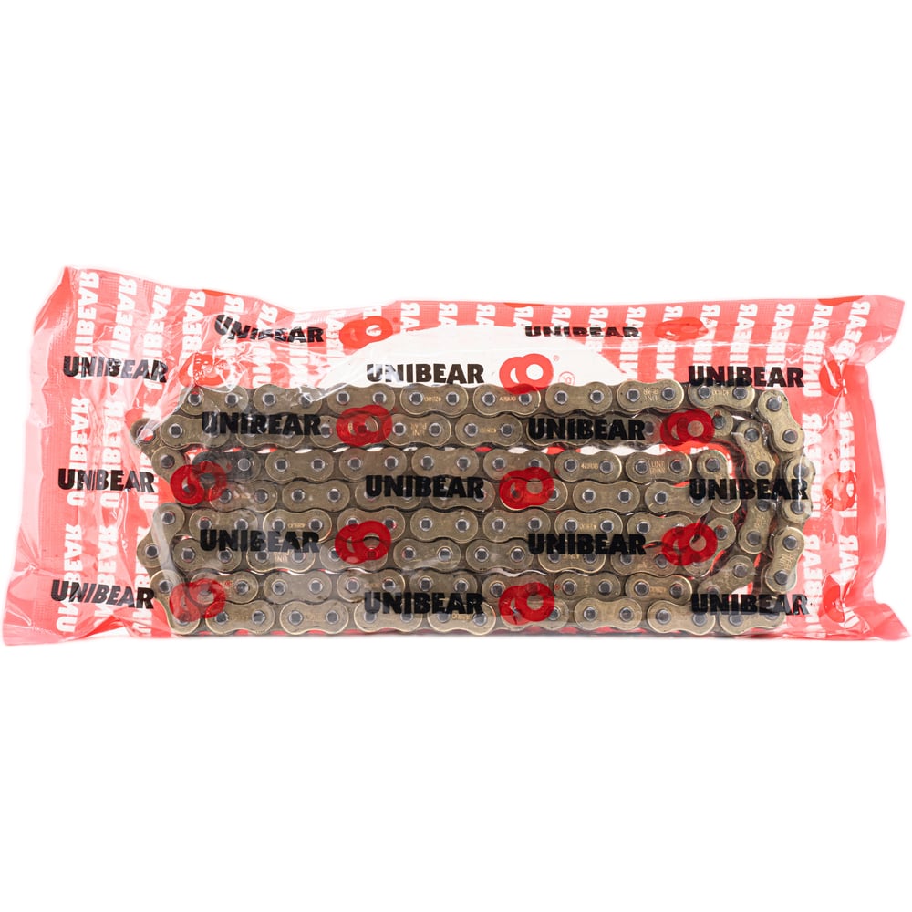Изображение товара Цепь UNIBEAR 428UO-140L усиленная приводная с O-ring уплотнением и хромированием