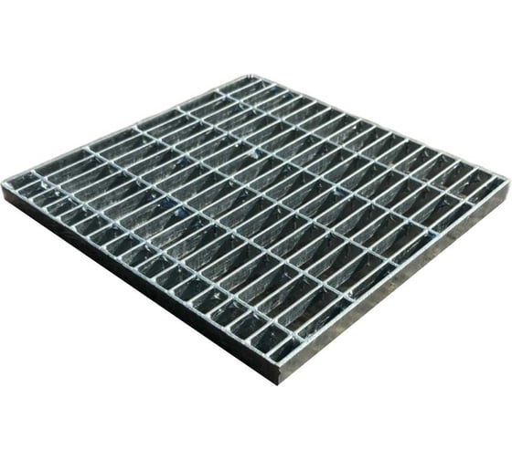 Изображение товара Решётка водоприёмная для дождеприемника РВ-28,5.28,5 ячеистая стальная оцинкованная ячейка 33х11 мм класс В125 GIDROSTOK 206/1