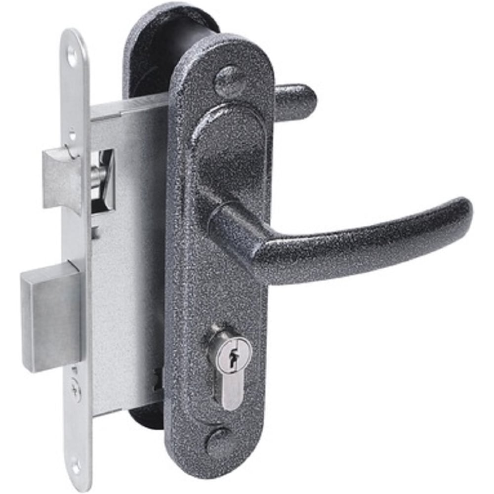 Изображение товара Врезной замок Абсолют ЗВ4.2-08 серебро для деревянных дверей надежный и прочный