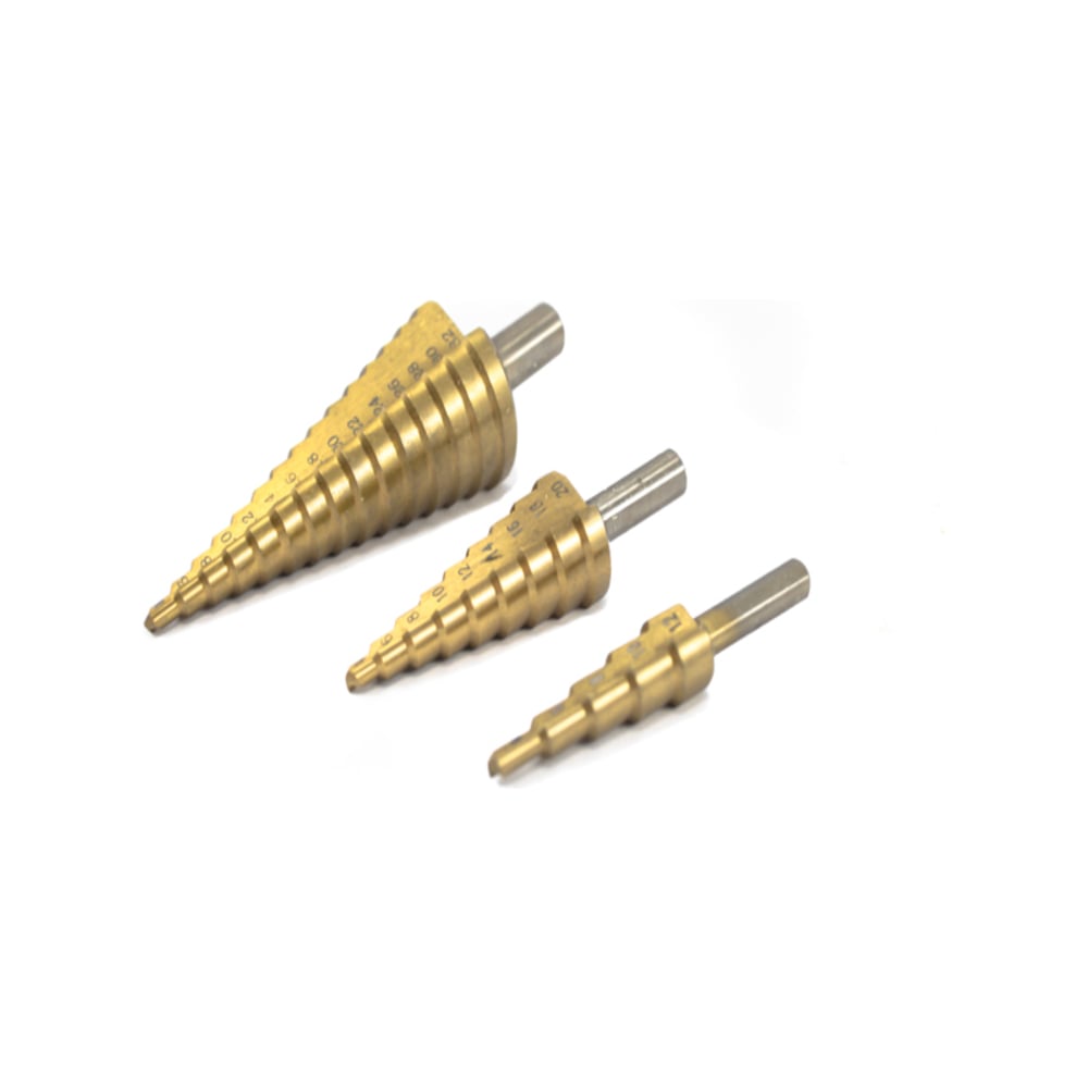 Изображение товара Набор сверл ступенчатых Beltools 4-32мм износостойкое HSS дерево металл