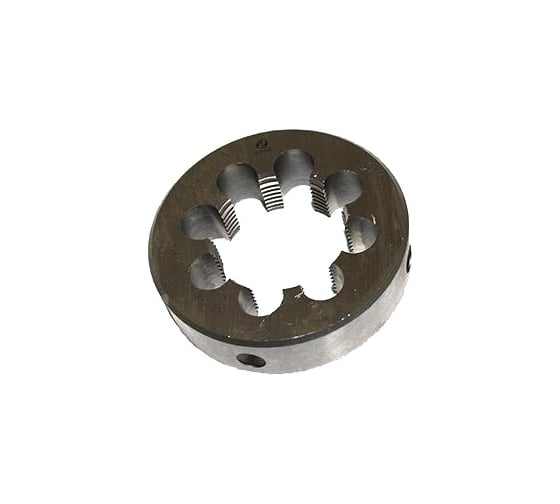 Изображение товара Плашка CNIC трубная цилиндрич. G 3/8", 19 ниток/дюйм, dнар.45мм, 9ХС левая 60240