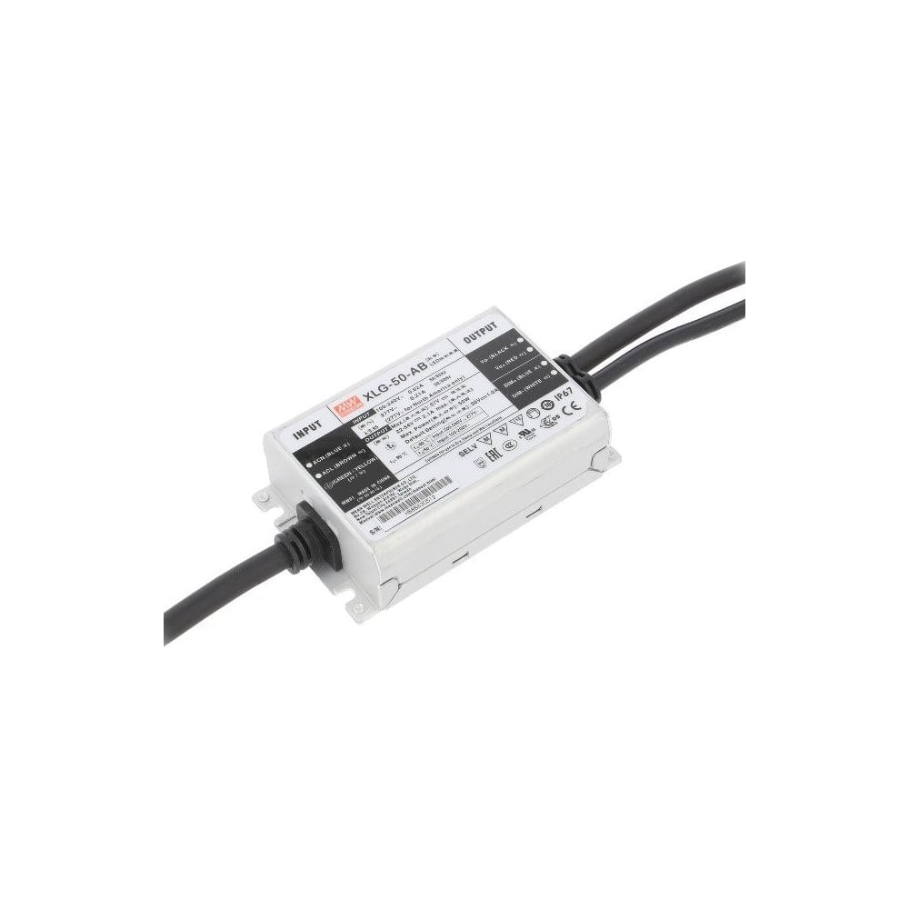 Изображение товара LED-драйвер Mean Well AC-DC XLG-50-H-DA2 50 Вт IP67, диммируемый