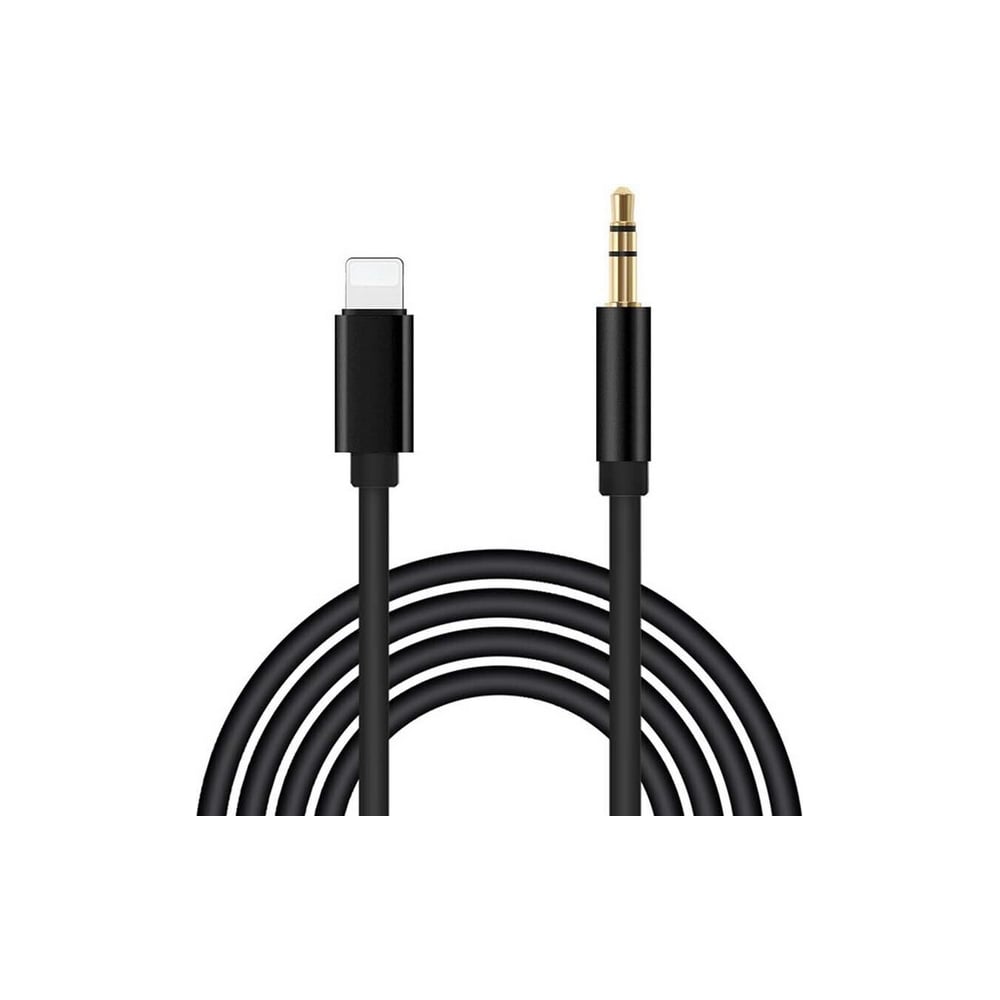 Изображение товара Соединительный кабель Pro Legend 3.5 Jack - Lightning 1м черный для Apple