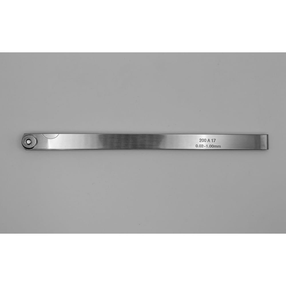 Изображение товара Набор щупов SAPCO 0,02-1,00 мм 17 шт. длина 200 мм для измерения зазоров
