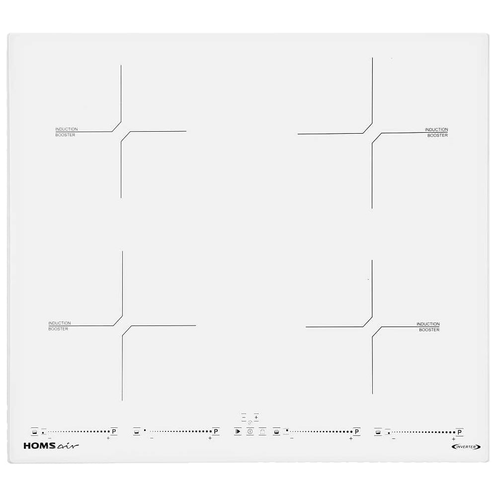 Изображение товара Индукционная варочная панель HOMSair HIC64SWH Inverter 4 конфорки сенсорное управление