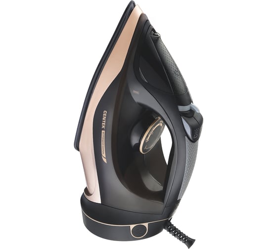 Изображение товара Утюг Centek 3300Вт БЕСПРОВОДНОЙ АВТООТКЛ. Капля-стоп 2 мин автон. работа/ от 5 сек подзарядка CT-3303