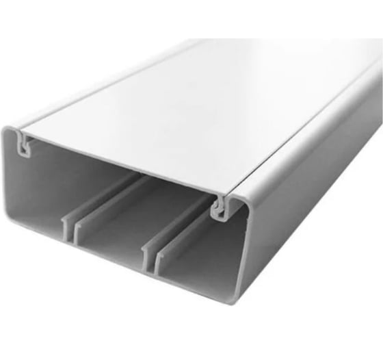 Изображение товара Кабельный канал парапетный KOPOS С-type белый 100x60 (HC) KKC-TYPE-100-60-HC