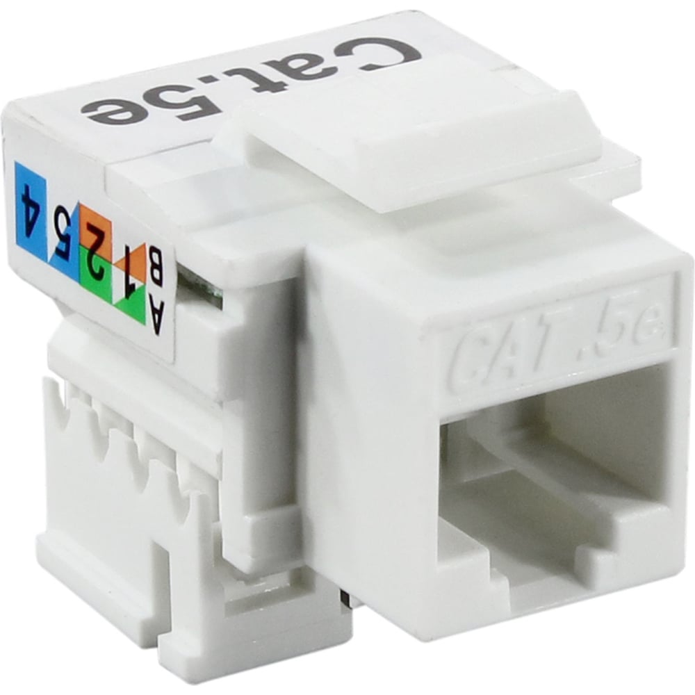 Изображение товара Модуль 5Bites KEYSTONE JACK RJ45 5E 10ШТ KJU55-01W