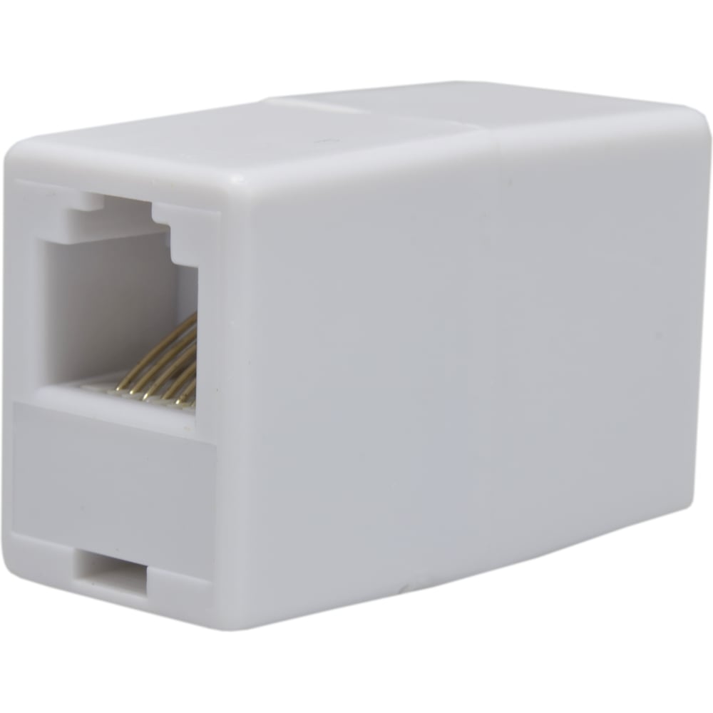 Изображение товара Адаптер проходной RJ12 6P6C TEL 10 шт 5Bites LAU35-01W