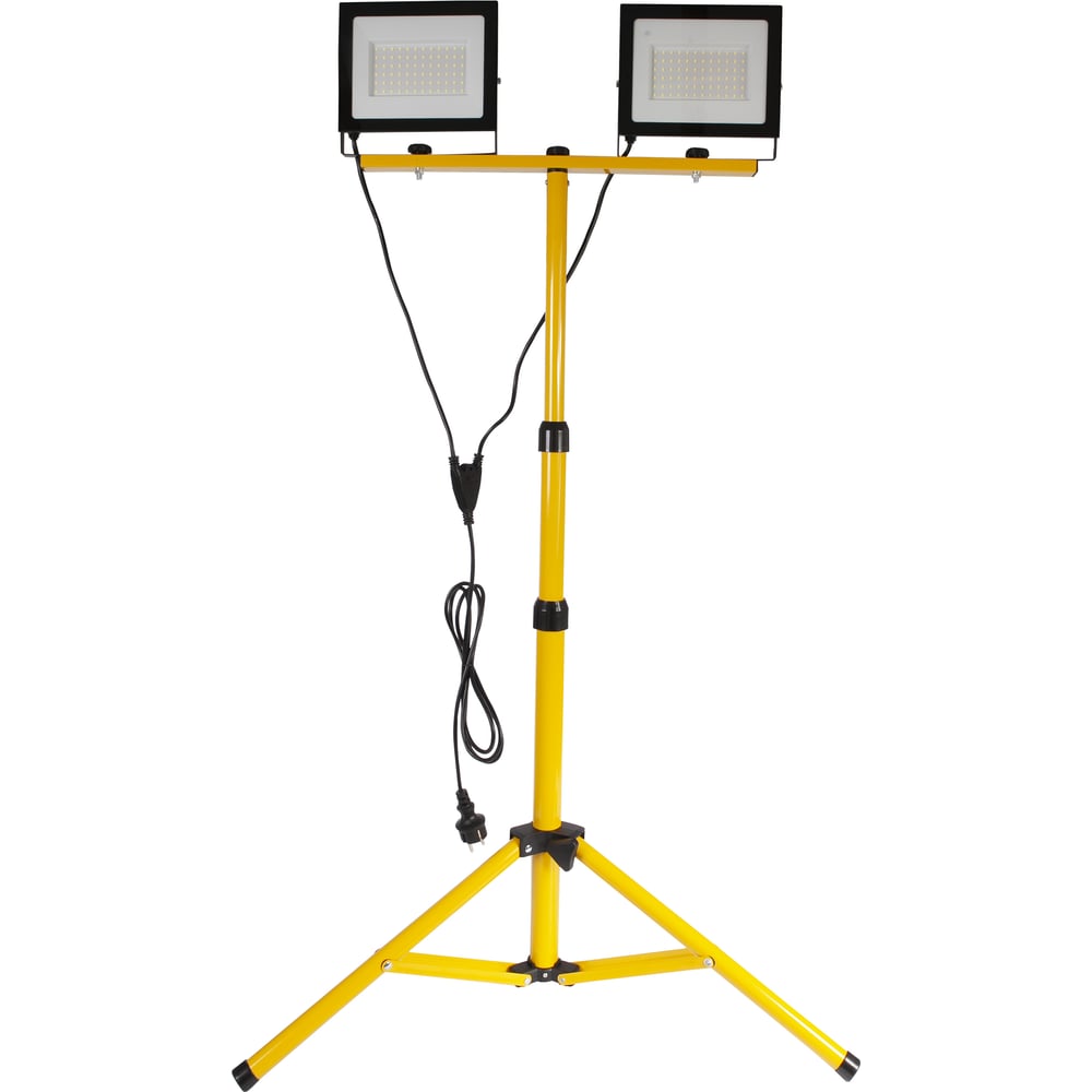 Изображение товара Светодиодный прожектор на штативе GLANZEN 2x100 Вт FAD-0010-2X100-SL КА-00010946