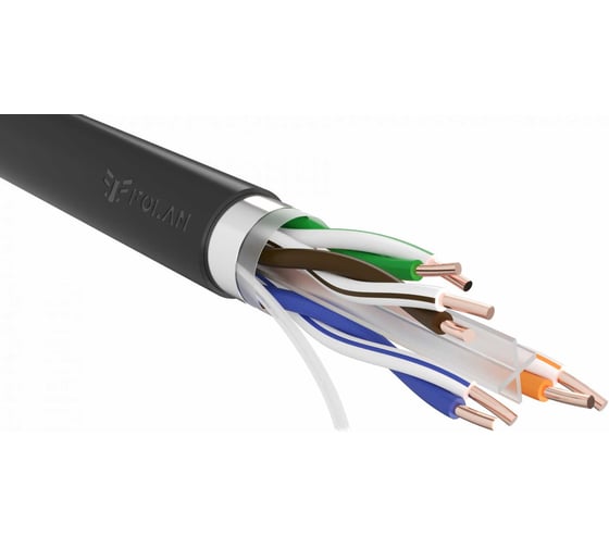 Изображение товара Кабель Folan F/UTP Cat 6 PE
4x2x0,57
305 м FU42057PE
