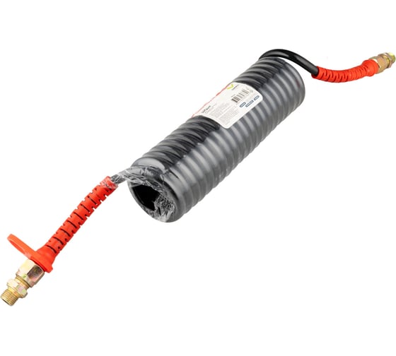 Изображение товара Шланг спиральный прицепной с наружной резьбой SKYWAY М16, 8х12мм, PBC007, 5м S13001134