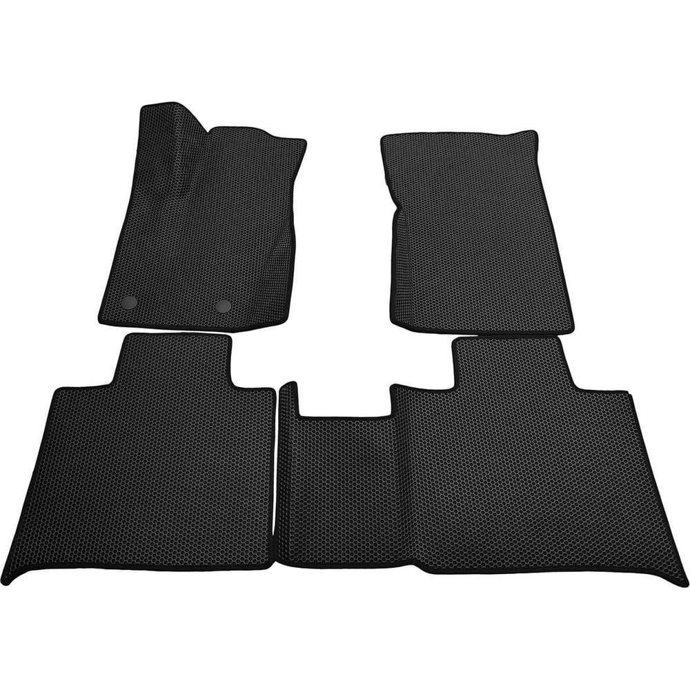 Изображение товара Автомобильные коврики черные с черной окантовкой комплект 5 шт для Танк 500