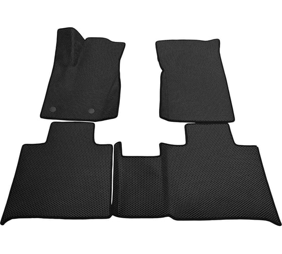 Изображение товара Автомобильные коврики черные с черной окантовкой ООО ПКФ Сварком 3D EVA в салон комплект 5 шт. TANK 500 (2021-) р23028