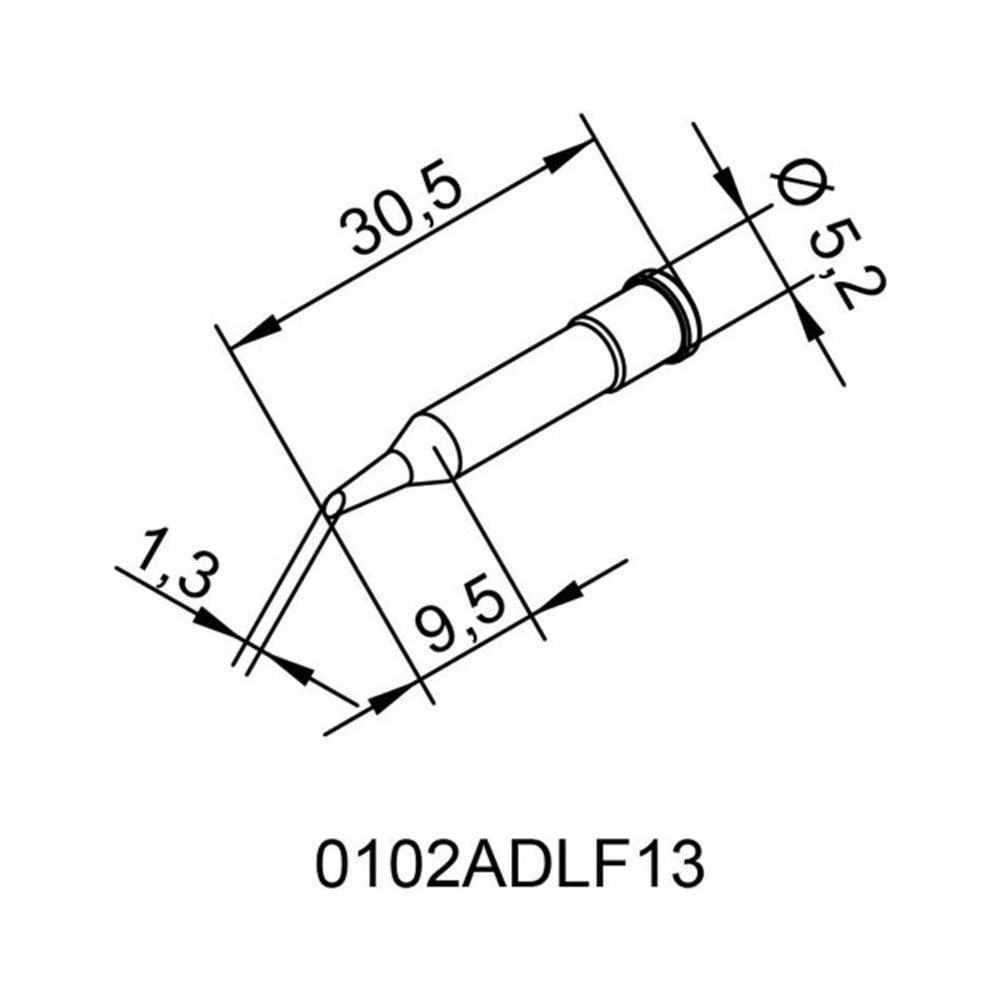 Изображение товара Жало паяльное Ersa 102ADLF13 для i-Tool 0102ADLF13SB