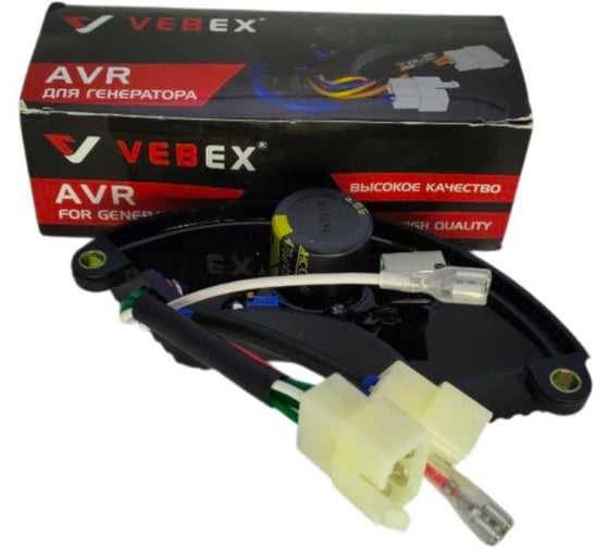 Изображение товара AVR автоматический регулятор напряжения VEBEX для генераторов 7-8 кВт, 380В AG318629