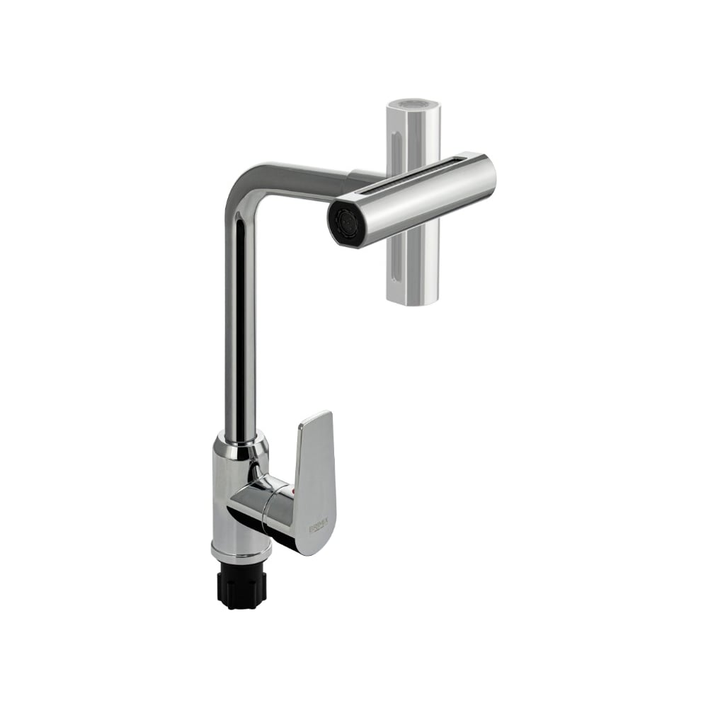 Изображение товара Смеситель для кухни BRIMIX Г с образным излив и хромовым покрытием