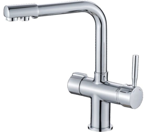 Изображение товара Смеситель для кухни Valfex с подключением фильтра, латунь VALFEX Boreas Сhrome (10) VF.70088