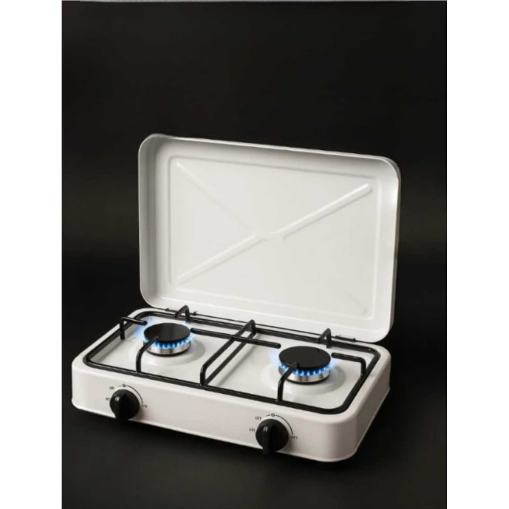 Изображение товара Плита газовая BlackWeld двухконфорочная белая