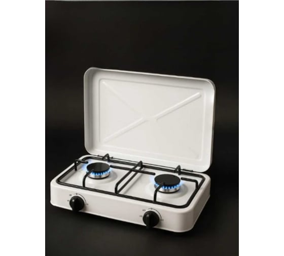 Изображение товара Плита газовая настольная BlackWeld двухконфорочная, белая 150221