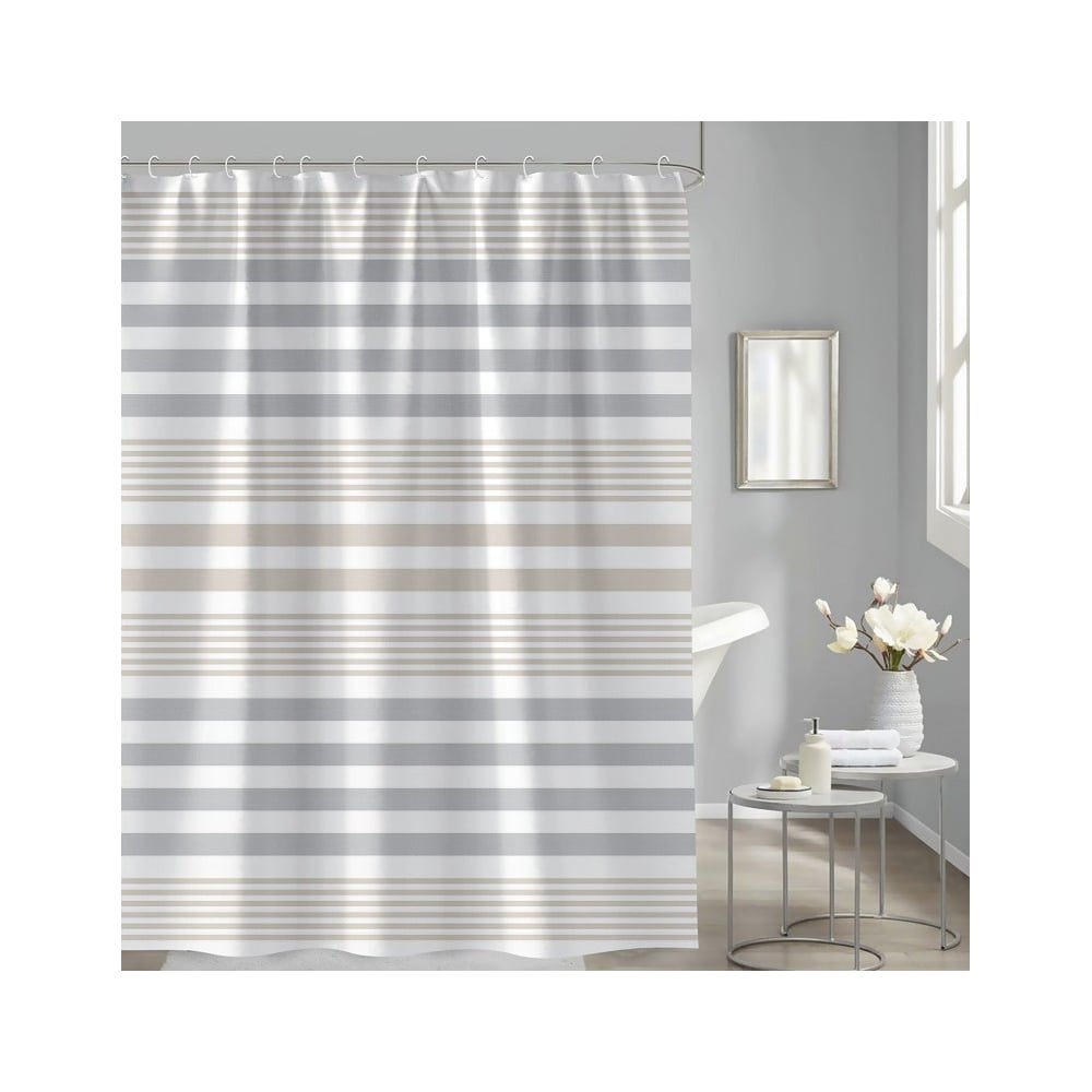 Изображение товара Штора для ванной Delphinium Гранвия полиэстер 180х180см, 12 колец, мультиколор 104260