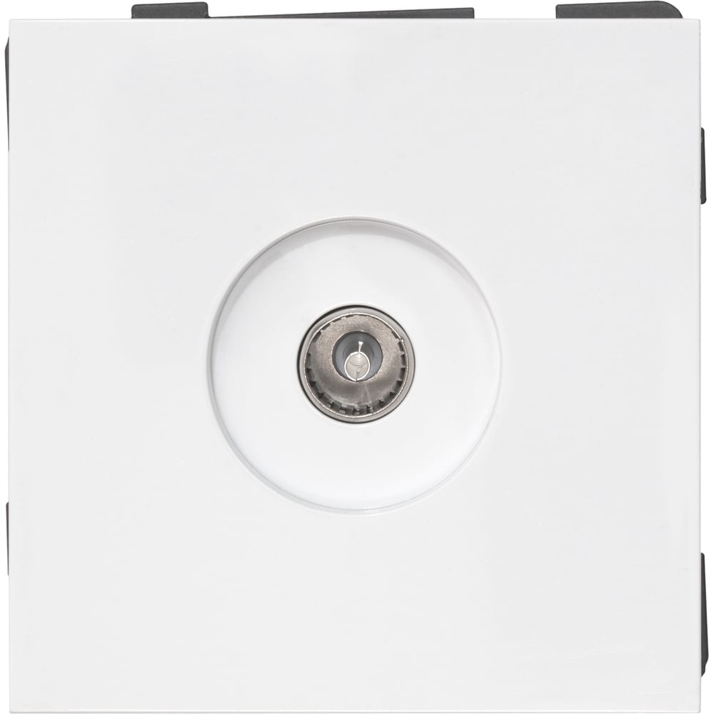 Изображение товара Телевизионная розетка ALTECH ENCORE 1STVW скрытого монтажа белая