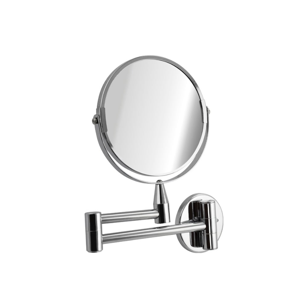 Изображение товара Косметическое настенное зеркало САНАКС раздвижное с увеличением хромированное