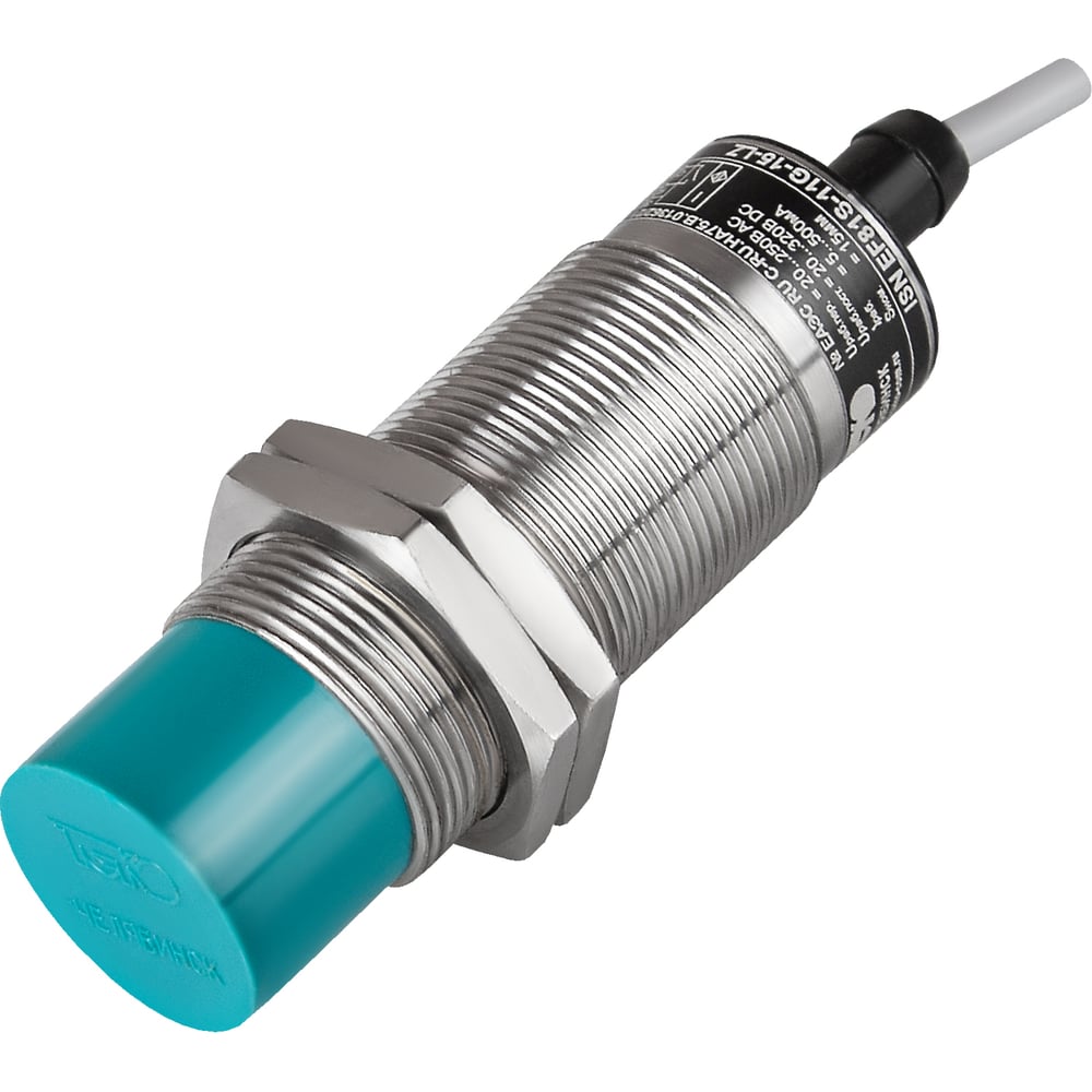 Изображение товара Индуктивный датчик ТЕКО ISN EF81A-11G-15-LZ с защитой IP67